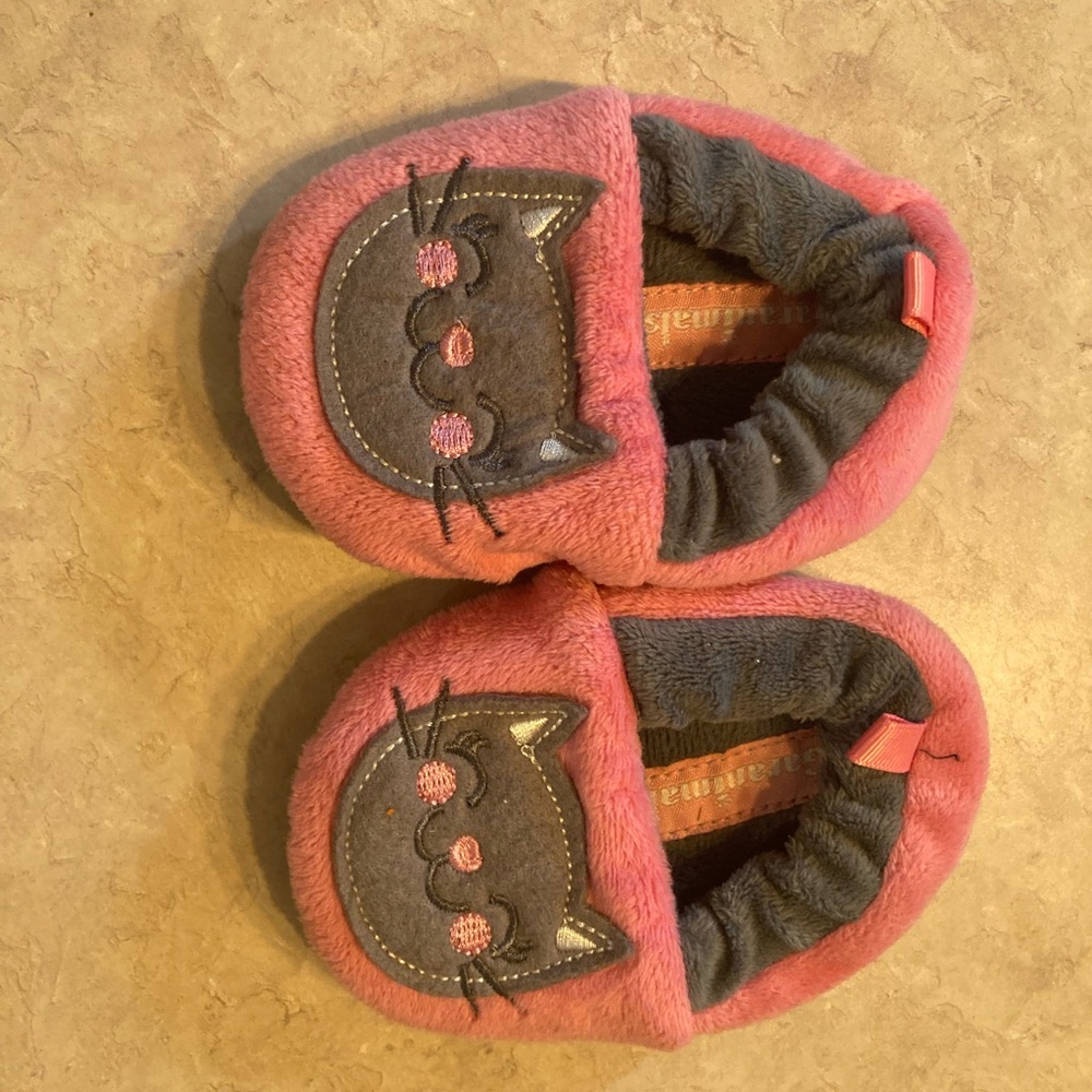 Garanimals Pink and Gray Kids Slippers